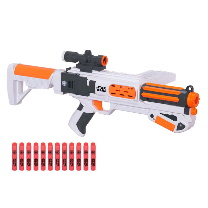 Lançador de Dardos Nerf - Star Wars VII - First Order Stormtrooper Deluxe Blaster - Hasbro - Disney