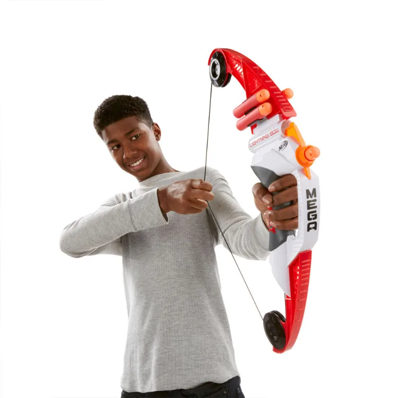 Lançador de Dardos Nerf N-Strike Mega - Lightning Bow - Hasbro