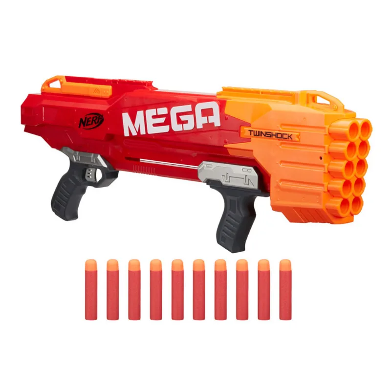 Lançador Nerf - N-Strike Mega TwinShock - Hasbro