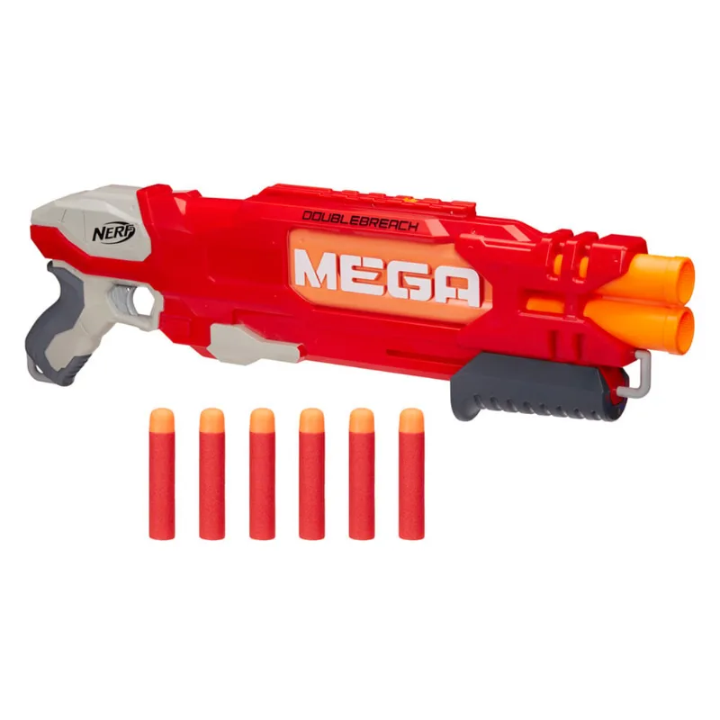 Lançador de Dardos - Nerf N-Strike Elite Mega - DoubleBreach - Hasbro