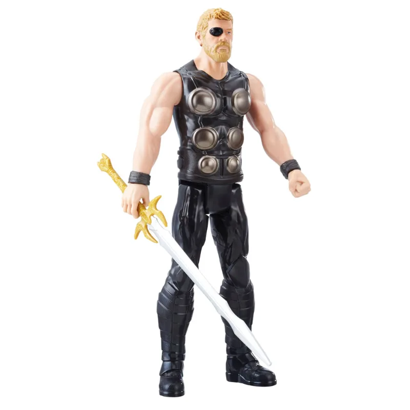 Figura de Ação - Disney - Marvel - Vingadores - Guerra Infinita - Série Titan Hero - Thor - Hasbro