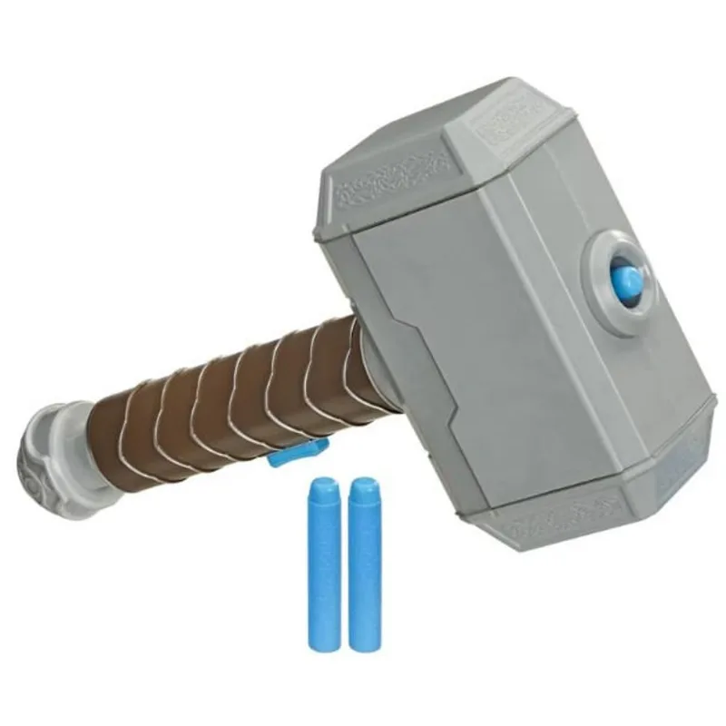 Lançador Nerf - Power Moves - Disney Marvel - Martelo de Combate Thor - Hasbro UNICA