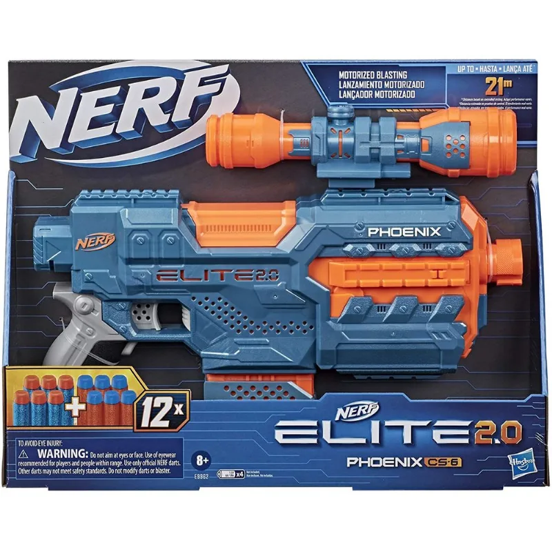 LANCA DARDO NERF ELITE 2.0 PHOENIX HASBRO