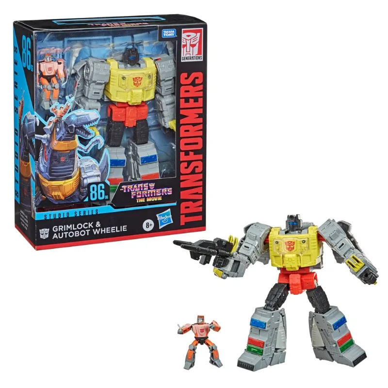 Transformers Movie Studio Series Grimlock e Autobot Wheelie