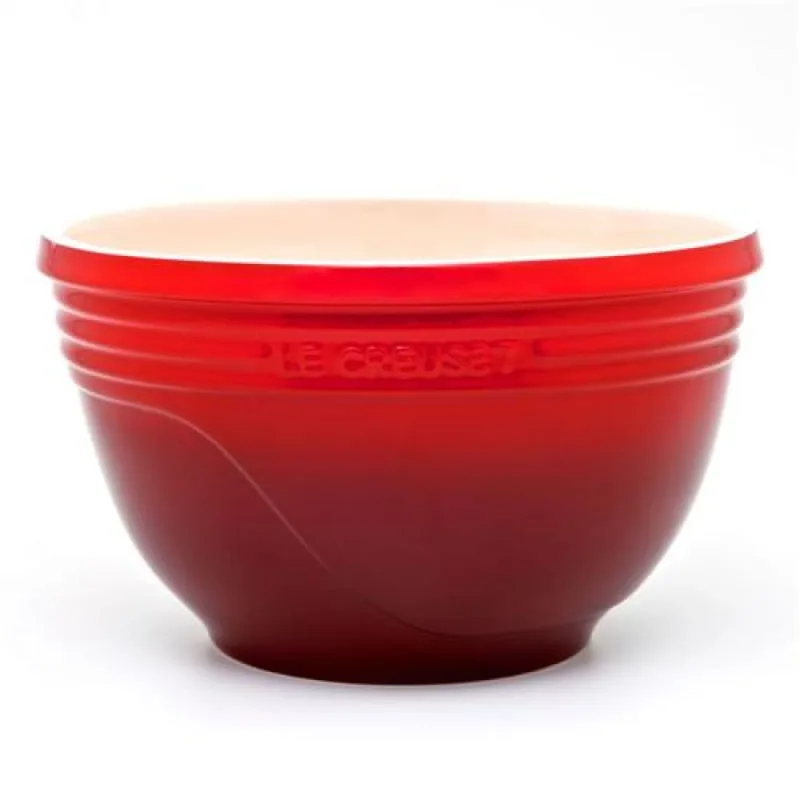 BOWL LE CREUSET CERÂMICA REDONDO 24CM VERMELHO 9100530406 - Le creuset