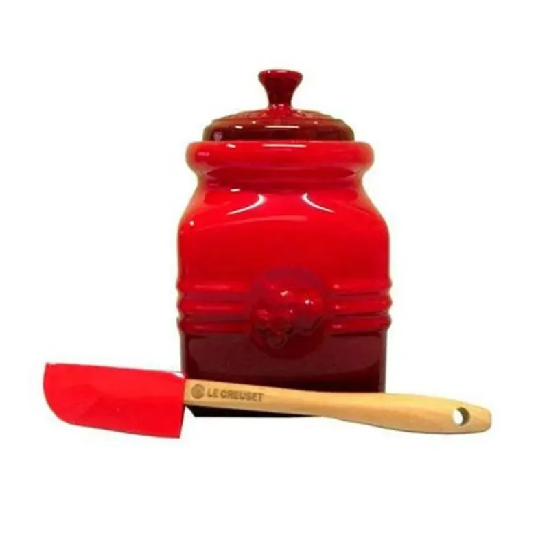 Pote para Geléia 2 Peças Le Creuset Vermelha