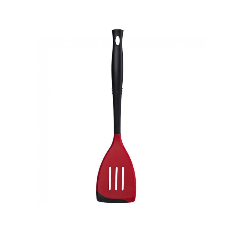Espátula vazada em nylon e silicone Le Creuset vermelha