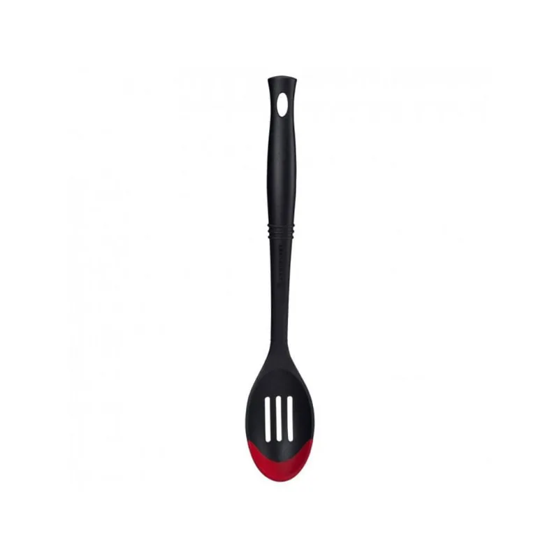 Colher vazada em silicone Le Creuset 34cm vermelha