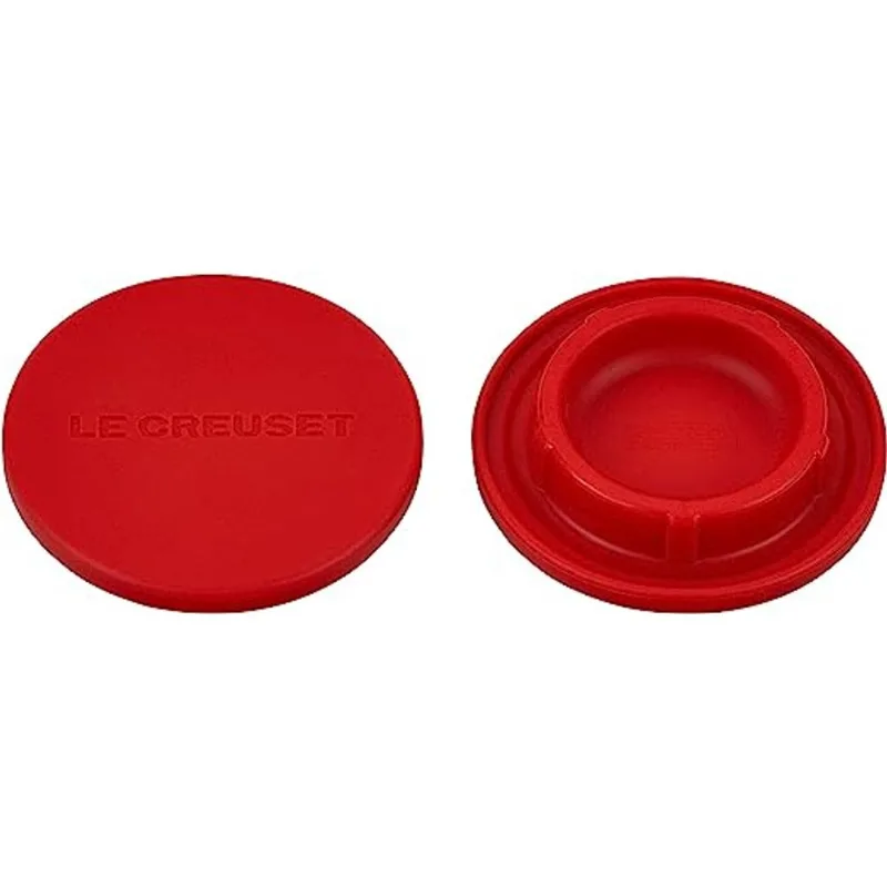 2 Tampas em Silicone para Moedor Le Creuset Vermelho