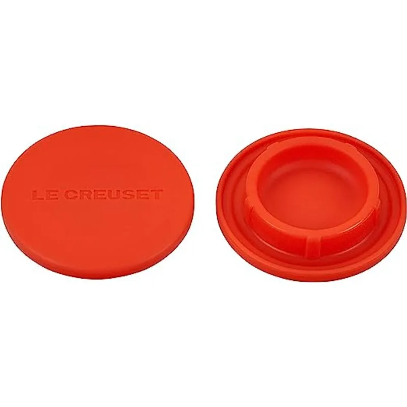 2 Tampas em Silicone para Moedor Le Creuset Laranja