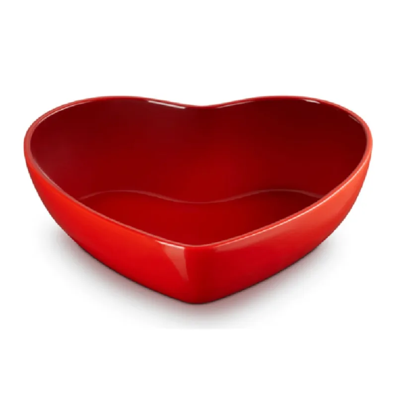 BOWL CORAÇÃO LE CREUSET SPHERE 2,9L EM CERÂMICA VERMELHO 80172290600003 - Le creuset