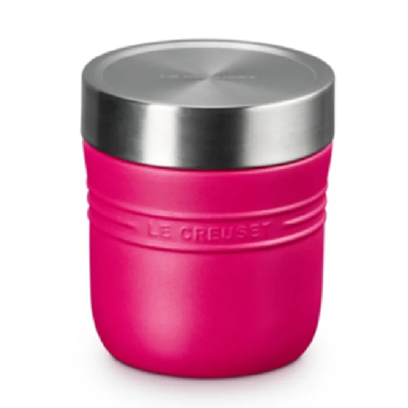 POTE TÉRMICO LE CREUSET ON THE GO 500ML EM AÇO INOX BERRY 41068124390001
