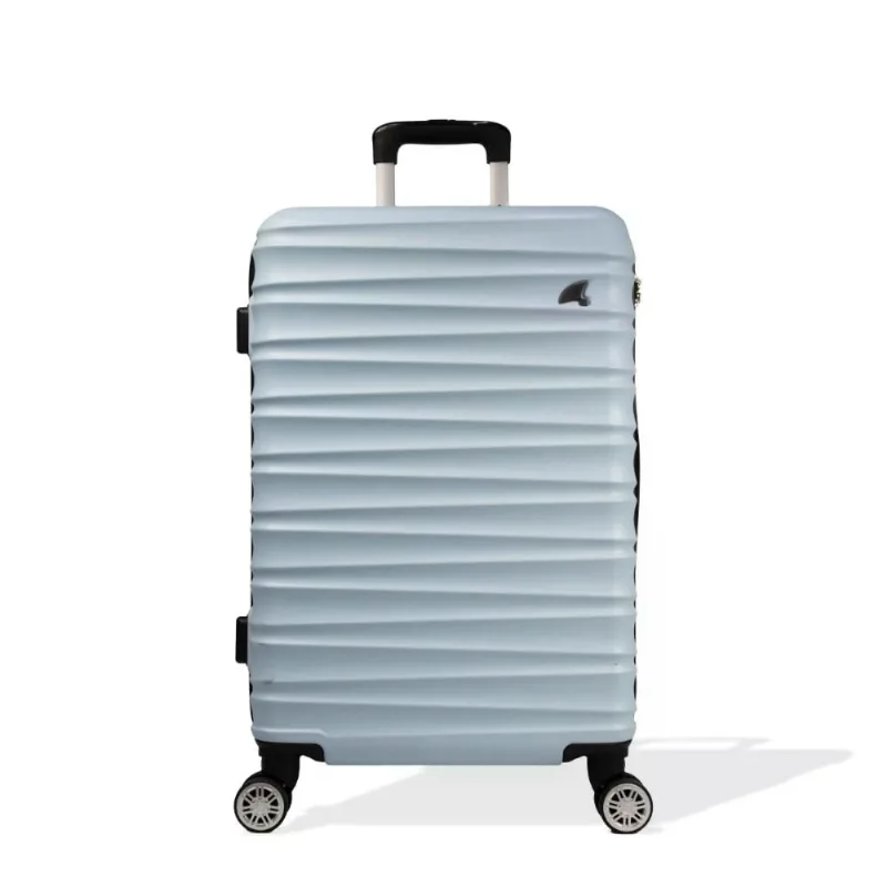 Mala Média 23kg Rígida Rodas Giro 360º ABS Pisa Allabard AZUL