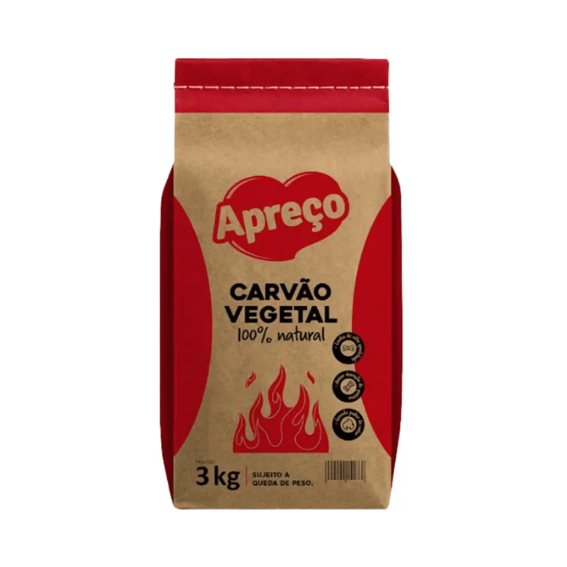 Carvão Vegetal Apreço 3kg