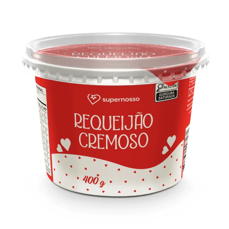 Requeijão Cremoso Tradicional Supernosso 400g