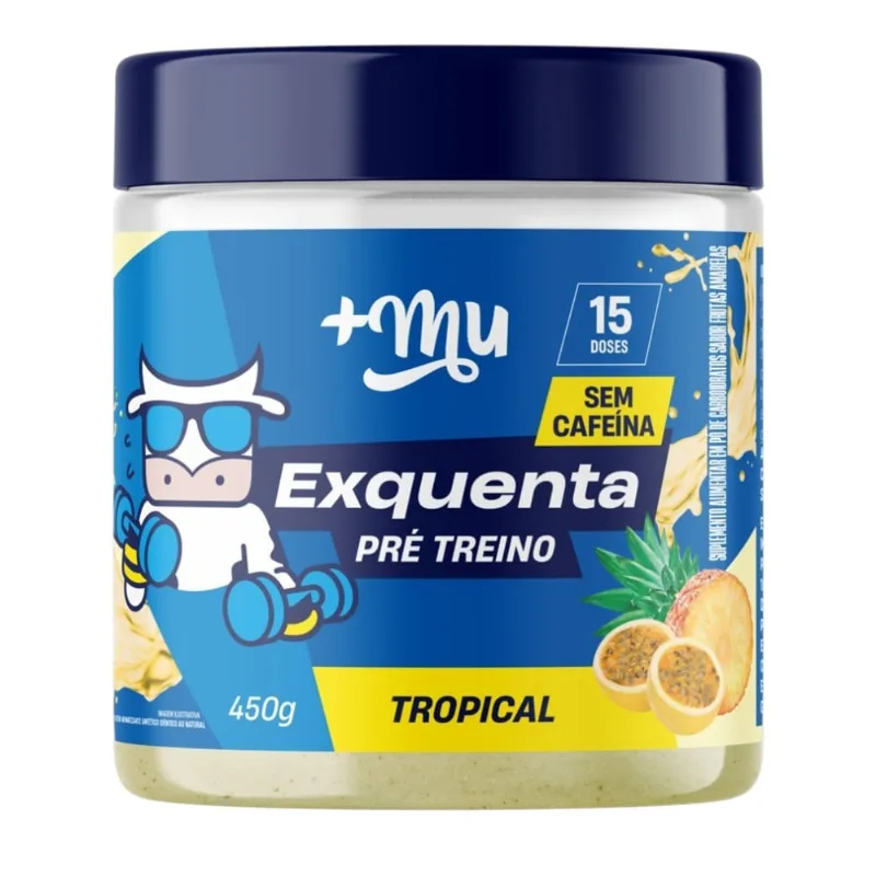 Pré Treino Tropical Exquenta +Mu 450g