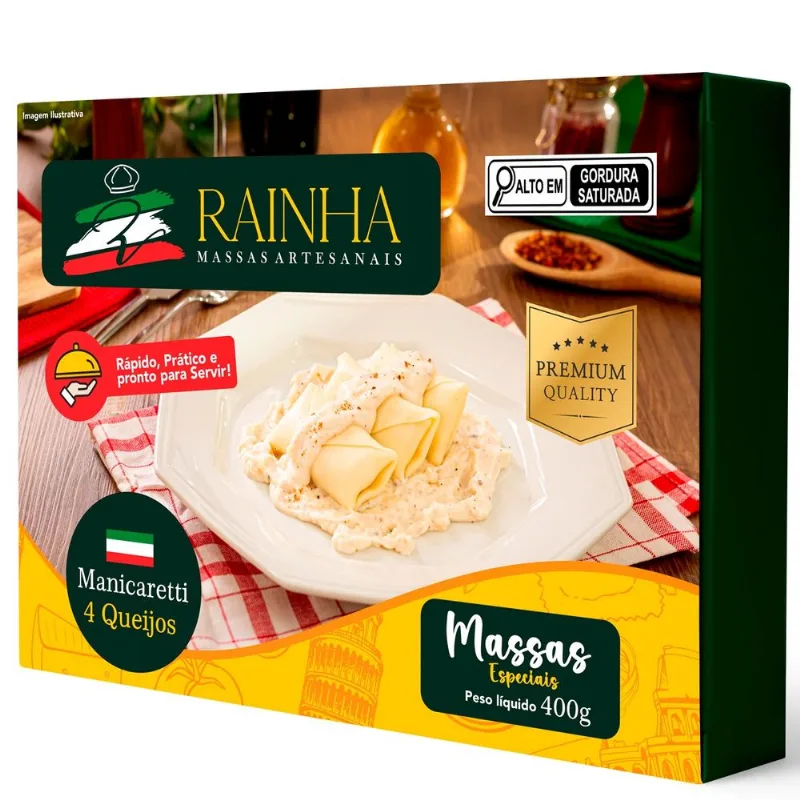 Manicaretti 4 Queijos Rainha 400g