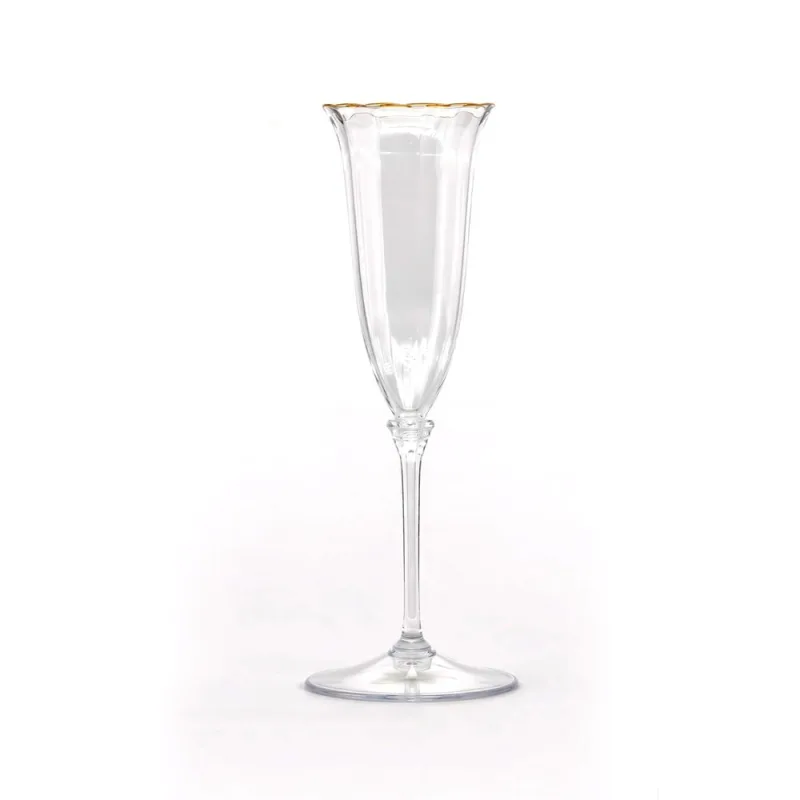 Taças Champagne Lineare Glass Fetély 90ml 4un Cristal - Zahav