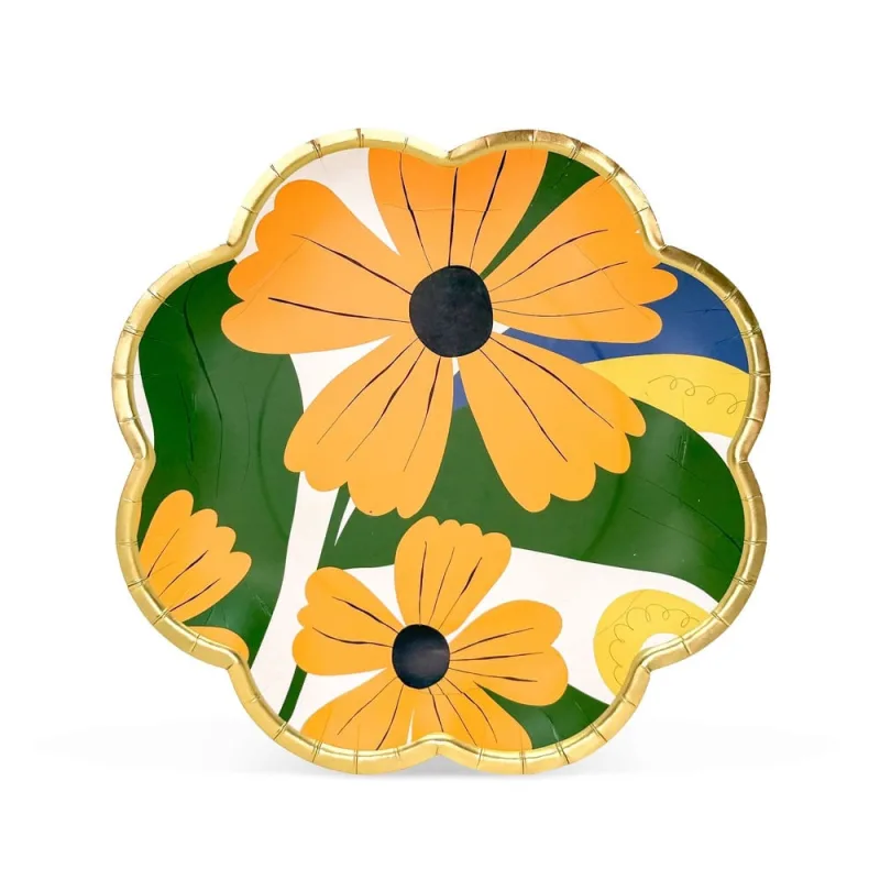Prato Raso Blosson Fetély 26cm Laranja 6 Unidades - Zahav