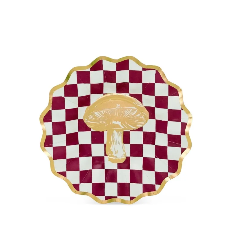 Prato Fundo Fungi Royale Fetély 20cm Bordo 6 Unidades - Zahav