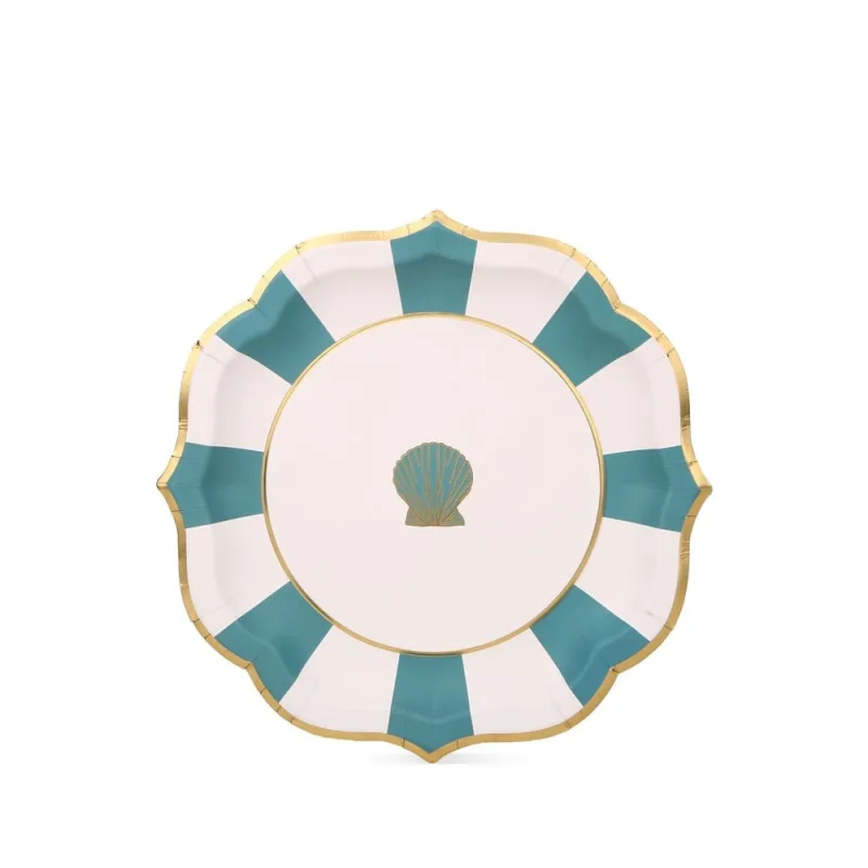 Prato Fundo Luxury Blue Fetély 26cm 6 Unidades - Zahav
