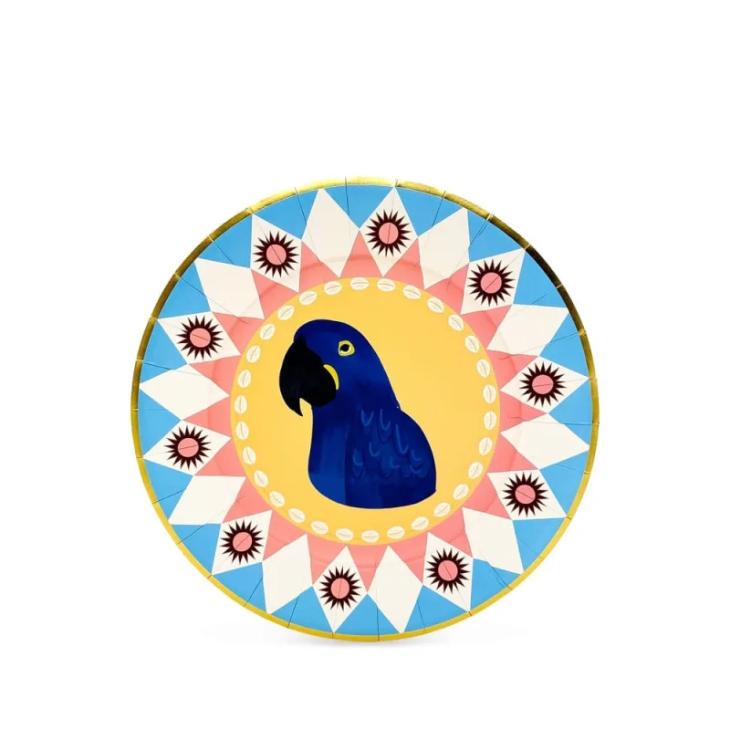 Prato Raso Fetély Solar-Tropical 29cm 6 Unidades - Zahav