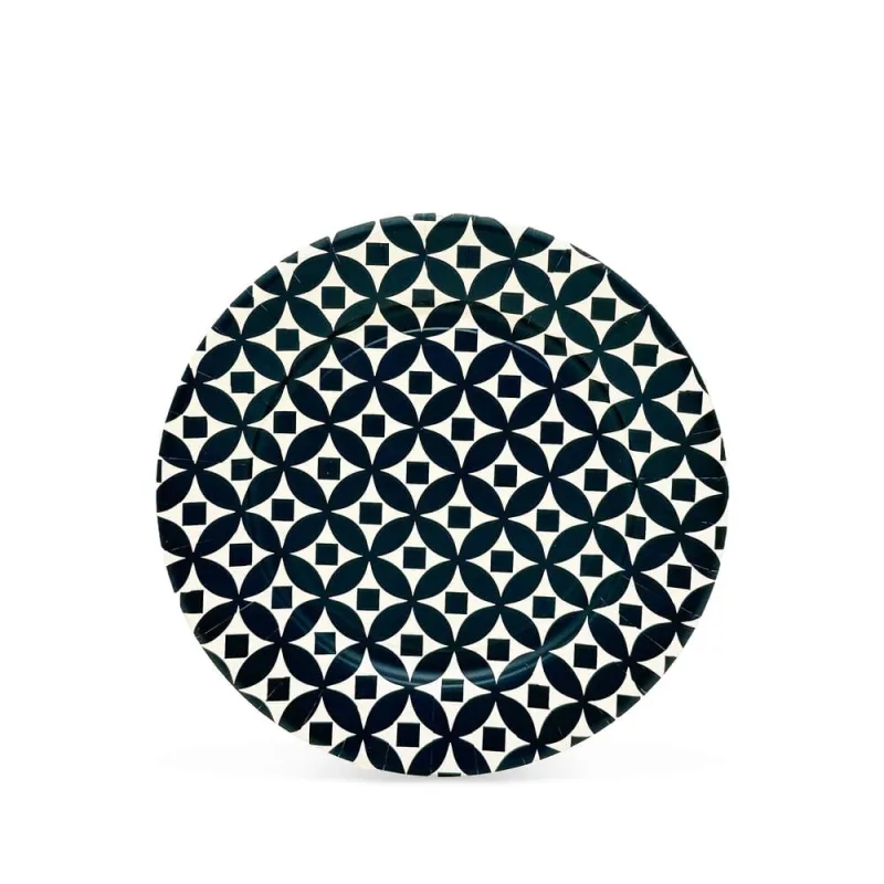 Prato Fundo Mosaïque Fetély 23 cm Bleu 6 unidades - Zahav