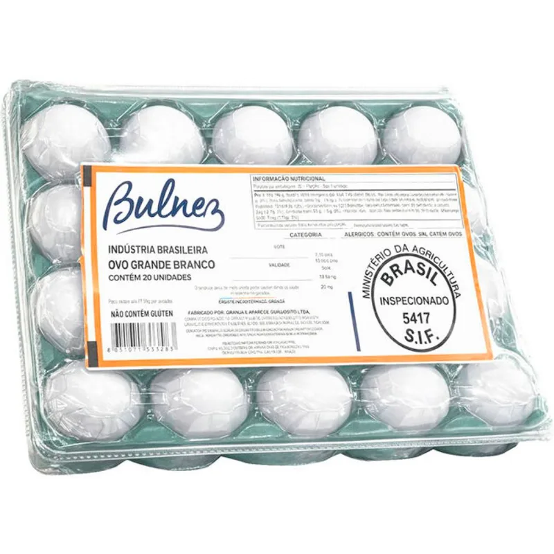 Ovo Branco Grande Bulnez PVC 20 un
