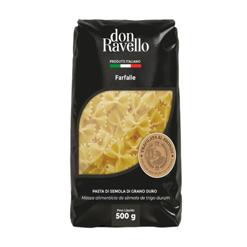 Macarrão Italiano Farfalle Don Ravello 500g