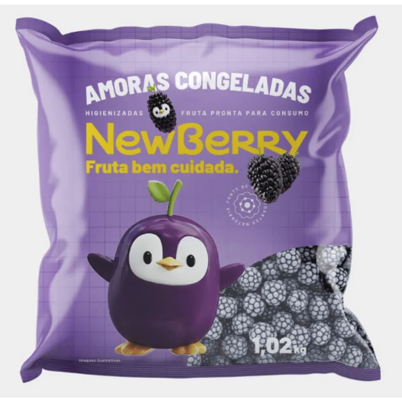 FRUTA CONGELADA NEWBERRY 1,02KG-PC AMORAS