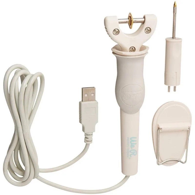 Gravador Usb Madeira - Wood Burning We R Branco