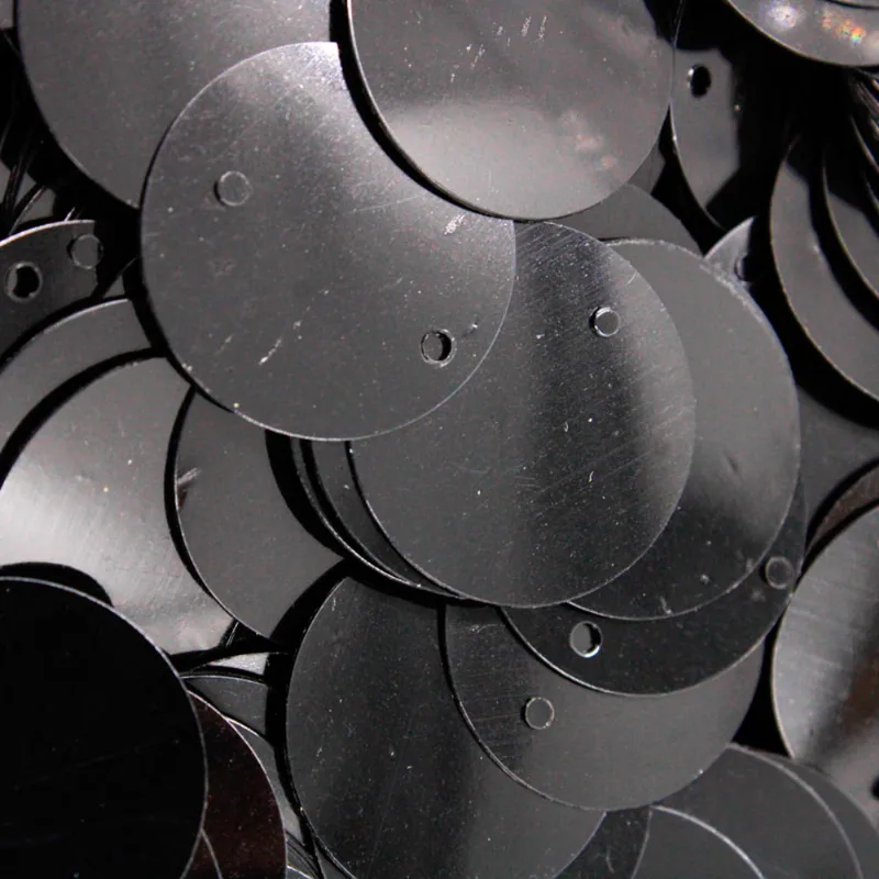 Paete Com Furo 20Mm Em Pvc Com 500G 225 - Preto Z25