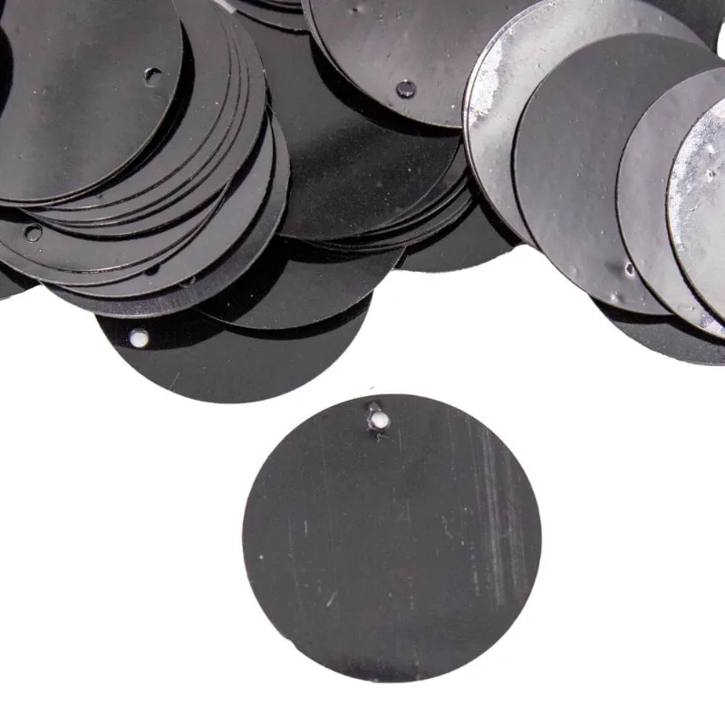 Paete Com Furo 25Mm Em Pvc Com 500G 225 - Preto Z25