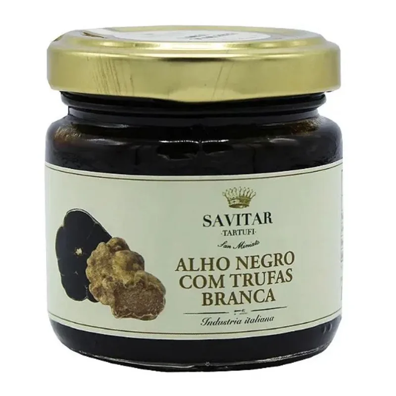 Creme de Alho Negro com Trufas Branca Savitar 100g