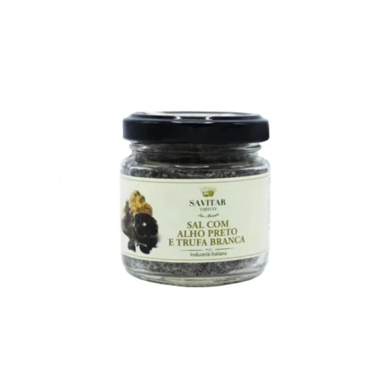Sal Com Alho Preto E Trufa Branca Savitar 80g - Não Informado