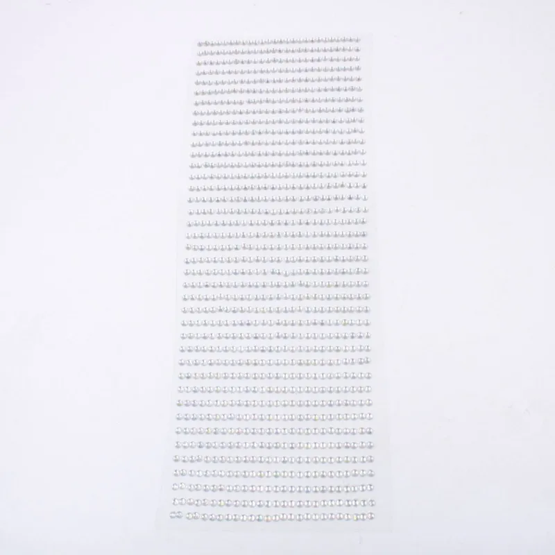 CARTELA ADESIVA DE CHATON 3MM EM ACRILICO COM 12 CARTELAS 079 - Cristal Ab 079