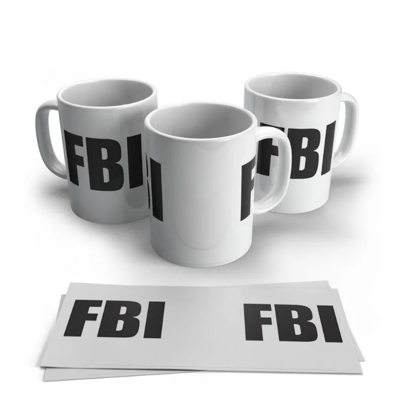 Caneca De Porcelana Fbi 02