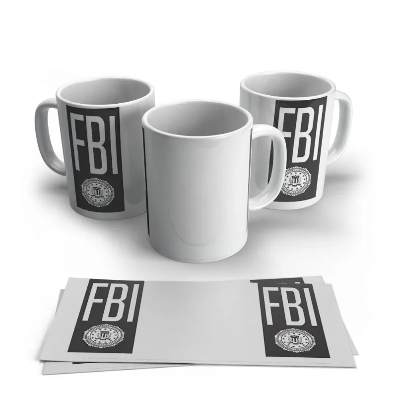 Caneca De Porcelana Fbi 03