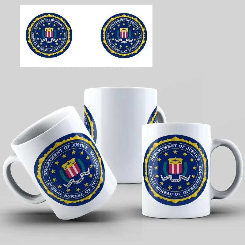 Caneca De Porcelana Fbi 01