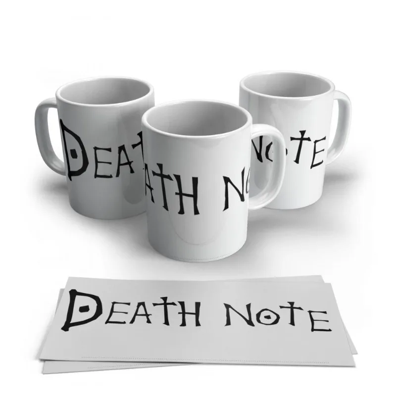 Caneca De Porcelana Death Note Logo Full 01