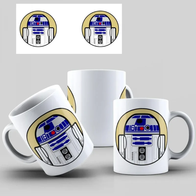 Caneca De Porcelana R2 D2 01