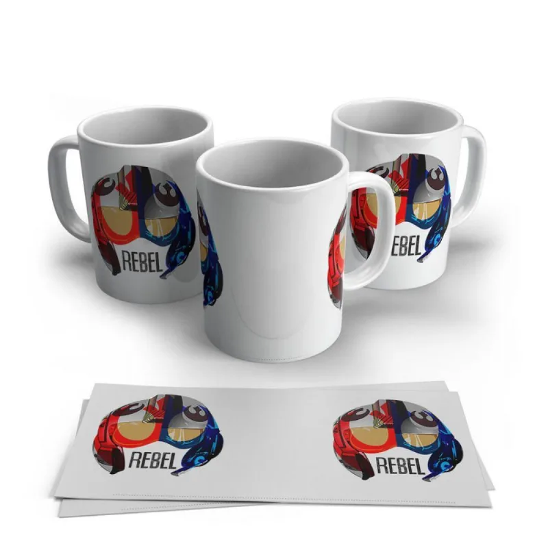 Caneca Star Wars Capacete Rebel