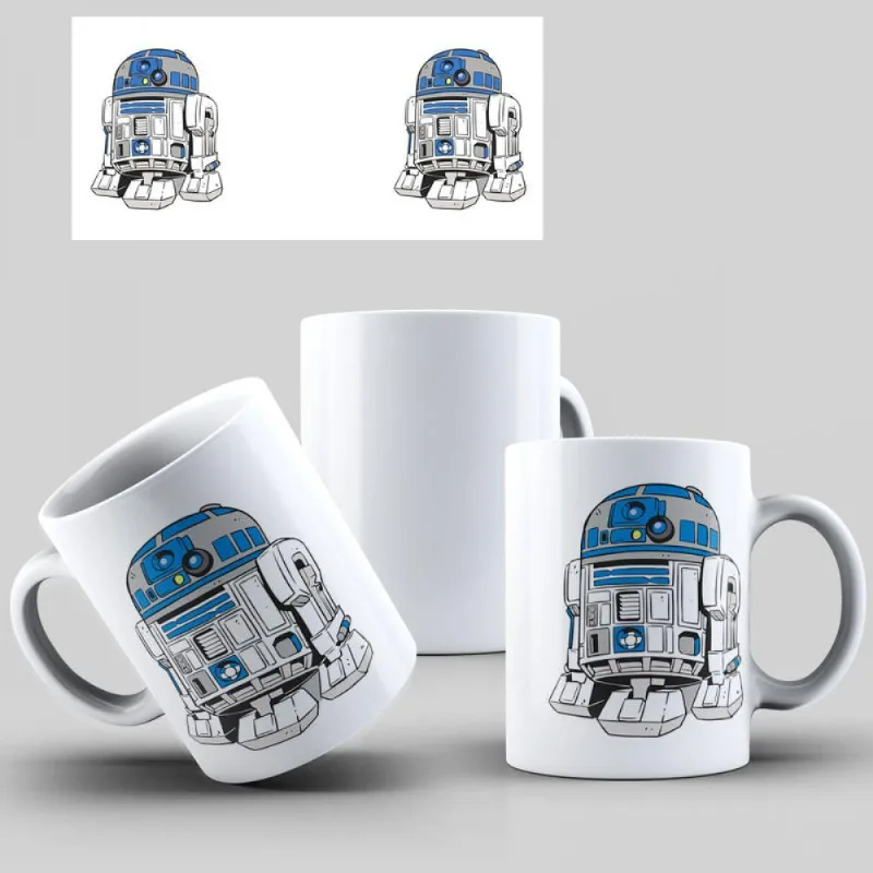 Caneca De Porcelana R2 D2 02