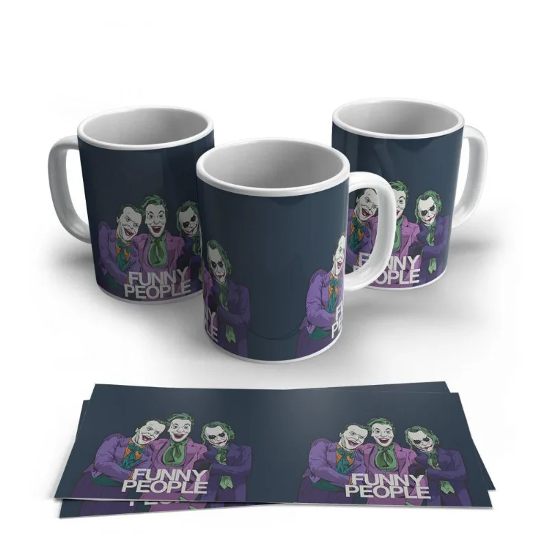 Caneca De Porcelana Caneca Curingas