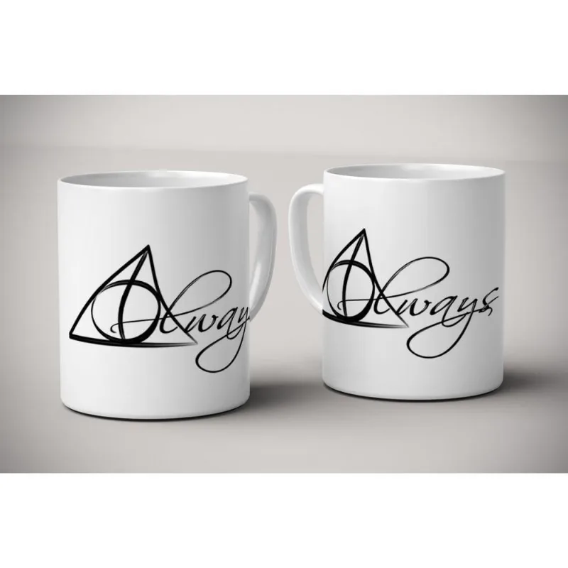 Caneca Harry Potter Always Simbolo