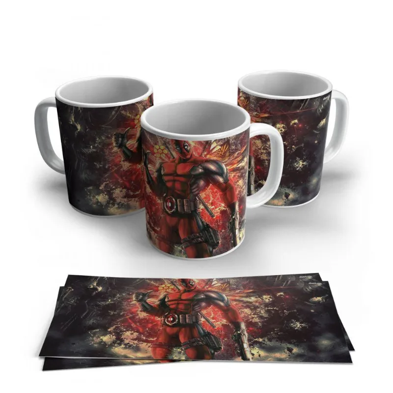 Caneca De Porcelana Deadpool 14