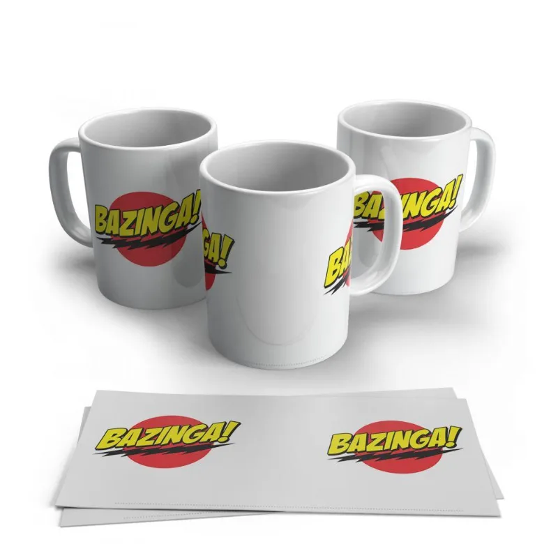 Caneca De Porcelana Bazinga Tbbt