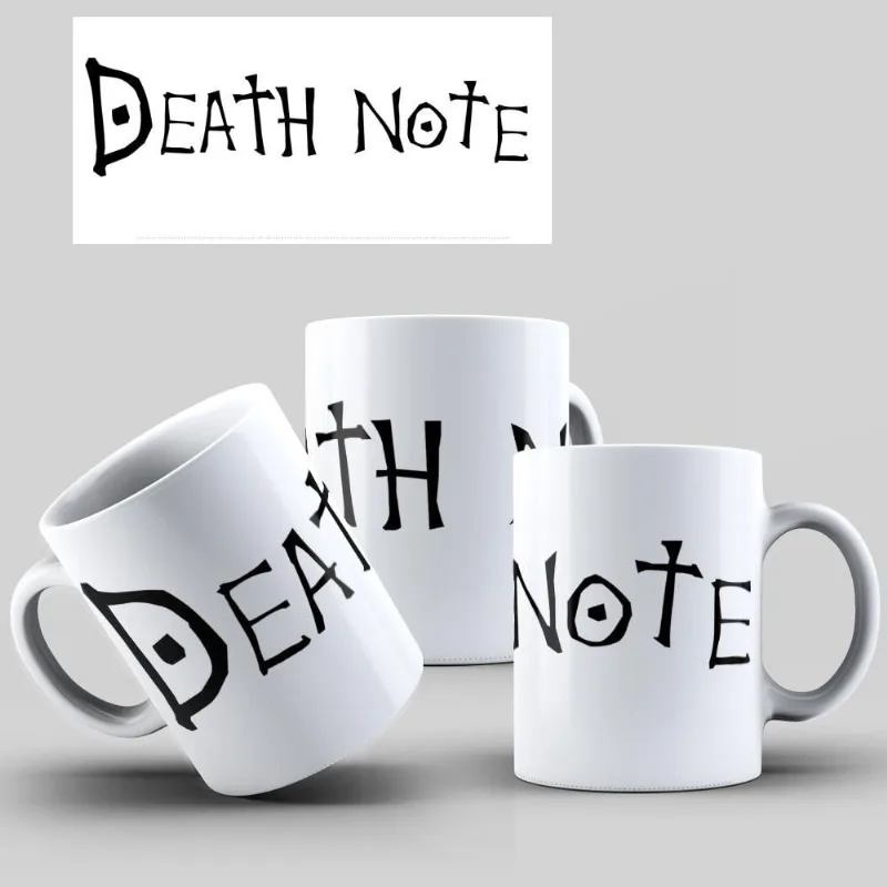 Caneca De Porcelana Death Note Logo Full