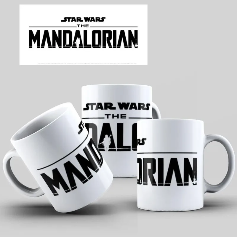 Caneca De Porcelana The Mandalorian Logo 01