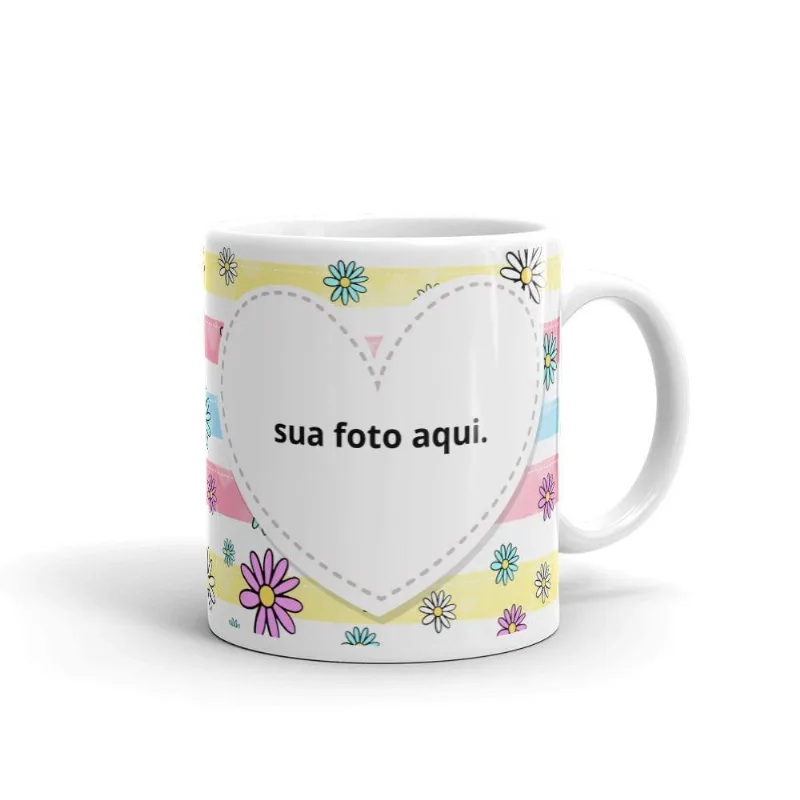 Caneca Dia das Mães com Foto
